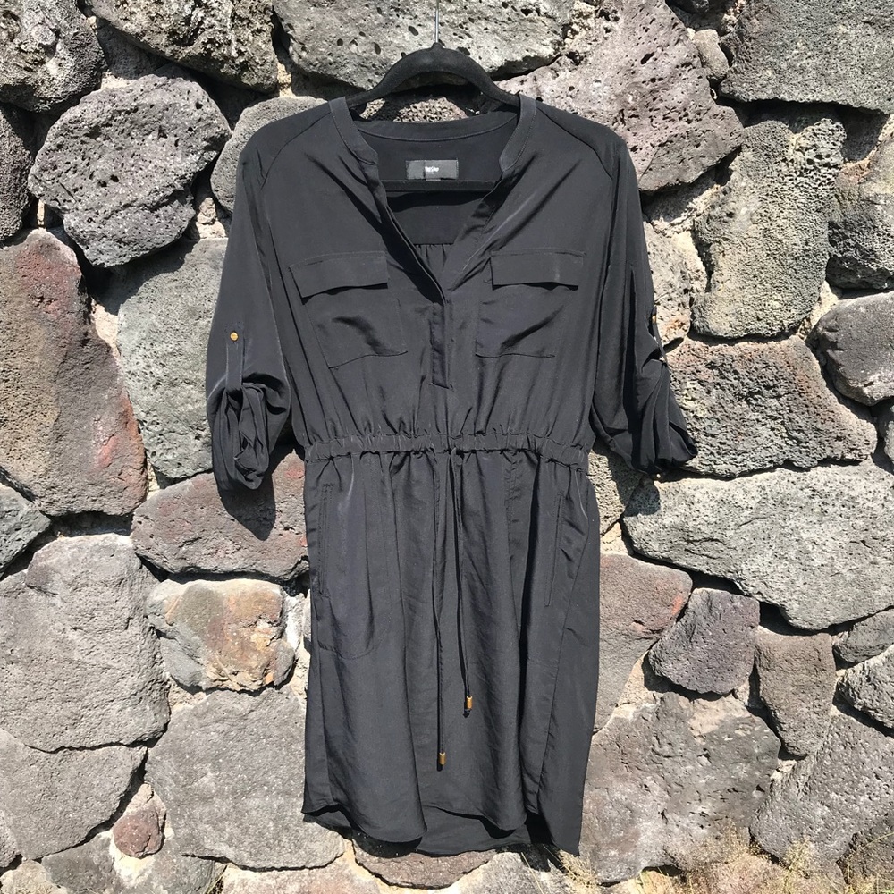 Mossimo for Target Black Shirt Dress